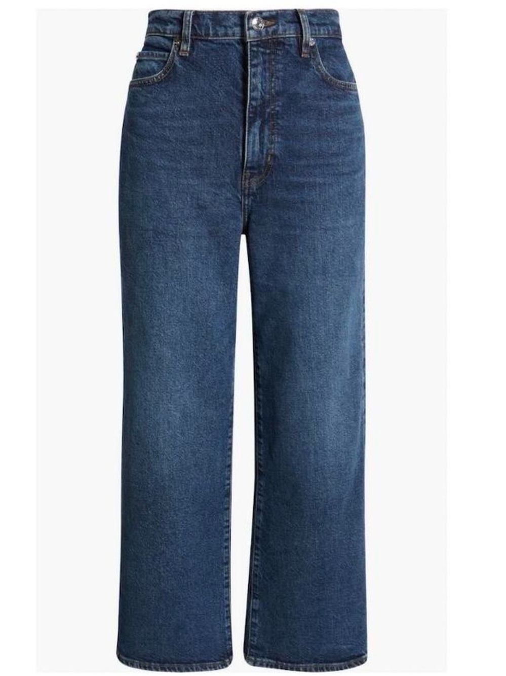 FRAME The Wide High Waist Ankle Wide Leg Jeans